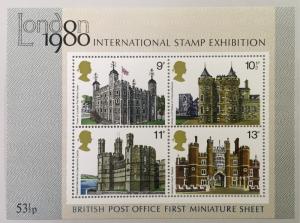 Great Britain 831-834 miniature sheet MNH *730