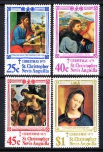 St Kitts Nevis Anguilla 312-315 Christmas MNH VF