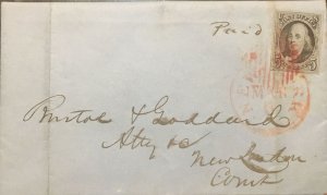 US #1 on cover (folded letter)