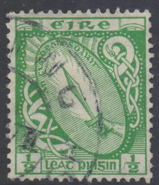 Ireland Scott 106 - SG111, 1940 Emblems 1/2d used