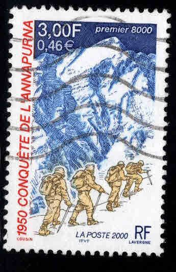 FRANCE Scott 2775 Used Ascent of Annapurma stamp