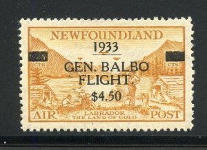 NEWFOUNDLAND SCOTT #C18 GENERAL BALBOA  VF/XF  MINT HINGED--SCOTT $ 325.00