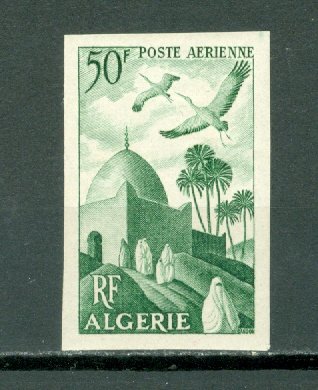 ALGERIE AIR IMPERF. C8...MINT VERY LIGHT H..