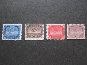 Cook Islands 1898 Sc 15,19,22,24 MH