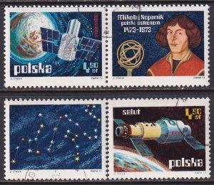 Poland 1973 Sc 1979 Satellite Copernicus Salyut Stamp CTO