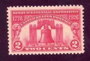 627 MNH, 2c. Sesquicentennial, scv: $4.50, FREE INSURED SHIPPING