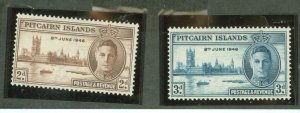 Pitcairn Islands #9-10 Unused Single (Complete Set)