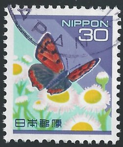 Japan #2477 30y Butterfly, flowers - Hairstreak Flowers