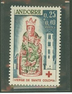 Andorra (French) #B1 Mint (NH) Single