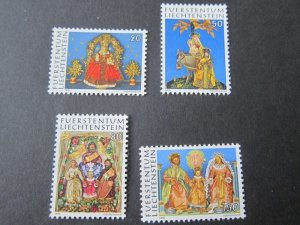 Liechtenstein 1976 Sc 610-3 Christmas Religion set MNH