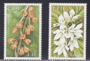 Fiji # 849-850, Orchids, Mint NH, 1/3 Cat.