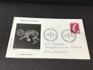 Greenland 1978 first day stamps cover Ref R32083