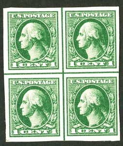 U.S. #531 MINT LINE BLOCK OF 4 OG NH