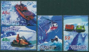 AAT 1998 SG122-125 Transport set MNH