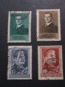 ​HUNGARY-VERY OLD FAMOUS PERSONS USED STAMPS VERY FINE WE SHIP TO WORLD WIDE