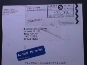 CANADA-2014  RARE AIRMAIL METER STAMP FROM CANADA POST COVER VERU FINE