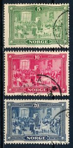 Norway #96-98  Set of 3 Used