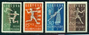 Lithuania #B47-B50  Mint  CV$29.50  Boy Scouts