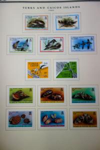 Turks & Caicos Mint Stamps 1900-1980's Collection in Album