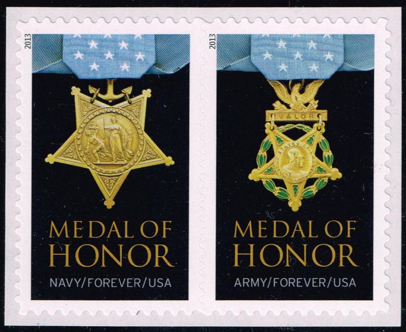 US #4823a Medals of Honor Pair; MNH (1.90)