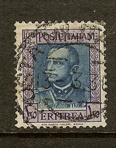 Eritrea, Scott #156, 1.25l Victor Emmanuel III, Used