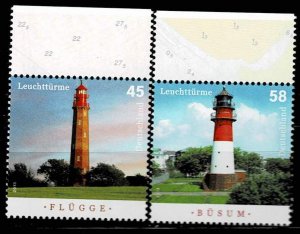 Germany 2013,Sc.#2737-8 MNH, Lighthouses