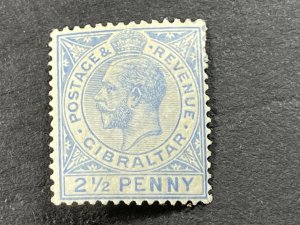 GIBRALTAR # 80-MINT/HINGED---SINGLE---ULTRA---1921-32