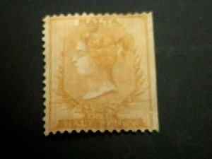 KAPPYSSTAMPS MALTA #3 1875 1/2p MINT HINGED GS0838