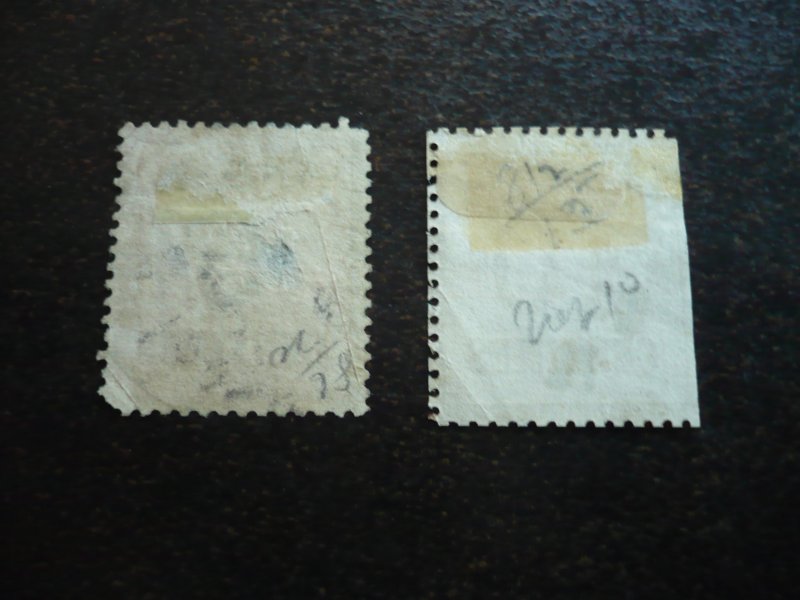 Stamps - France - Scott# N4-N5 - Used Part Set of 2 Stamps