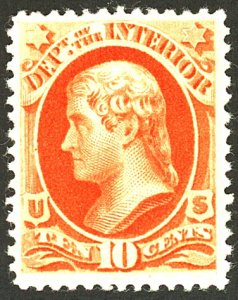 U.S. #O100 MINT OG LH