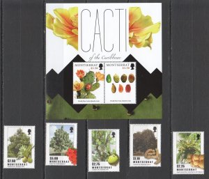 L0249 Montserrat Flora Nature Flowers Cactus Trees Fruits Mnh