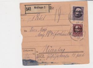 germany 1920 stamps card ref 20993