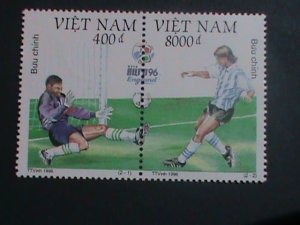 ​VIETNAM-1996 SC#2713- EURO'96 SOCCER CHAMPIONSHIPS.- MNH BLOCK  VERY FINE