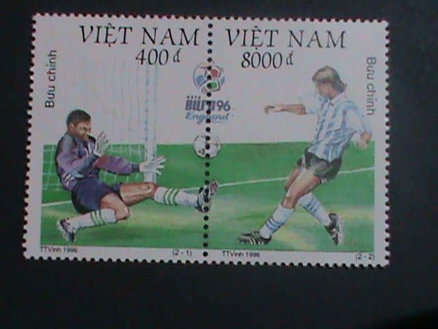 ​VIETNAM-1996 SC#2713- EURO'96 SOCCER CHAMPIONSHIPS.- MNH BLOCK  VERY FINE