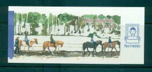 Aland - Sc# 281a. 2008 Personalized Stamp. Horses.  Cplt. Booklet. $12.00.