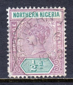 Northern Nigeria - Scott #1 - Used - Perf crease LR corner - SCV $22