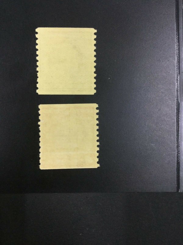 MOMEN: US STAMPS #491-492 MINT OG NH LOT #53754