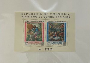 Souvenir Sheet Columbia Scott #C388 nh