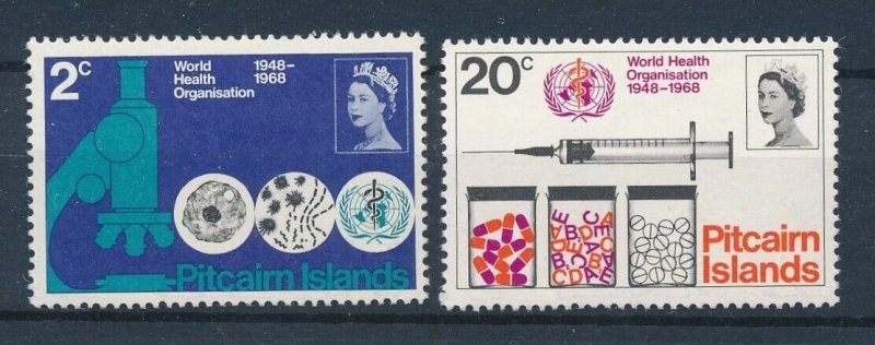 [116814] Pitcairn Islands 1968 World Health Organisation  MNH