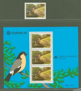 Azores #356-356A  Single (Complete Set) (Europa)