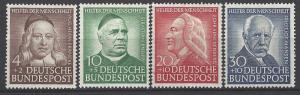 Germany Bund Scott # B334 - B337, mint hr