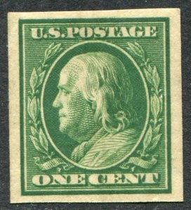 383 1c Franklin Mint Hinged VF