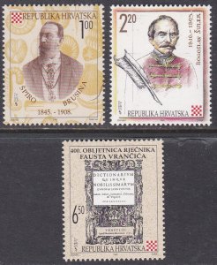 Croatia Sc #269-271 MNH