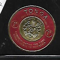 TONGA, 128, MNH, GOLD COINAGE