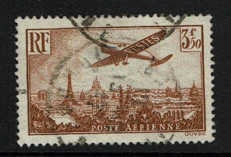 France SC# C13, Used, Very Shallow Center Thin -  Lot 060417