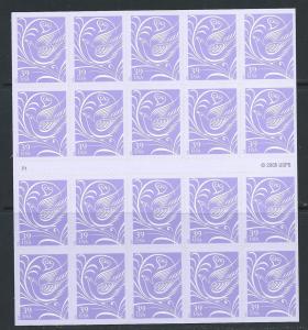 UNITED STATES SC# 3998a F-VF MNH 2006 Pl#P1 Pane/20