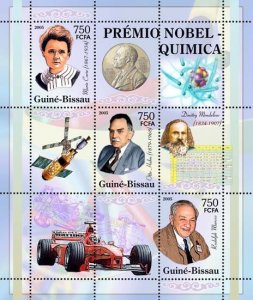 GUINEA BISSAU - 2005 - Nobel Chemistry Prize - Perf 3v Sheet-Mint Never Hinged