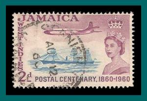 Jamaica 1960 Stamp Centenary, 2d used  178,SG178