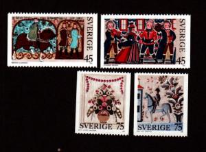 Sweden # 1023-1026 Mint!