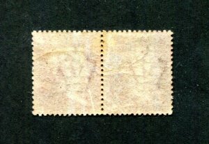Great Britain #33 LH F-VF Pair, Plate #111. Cat 135.00 